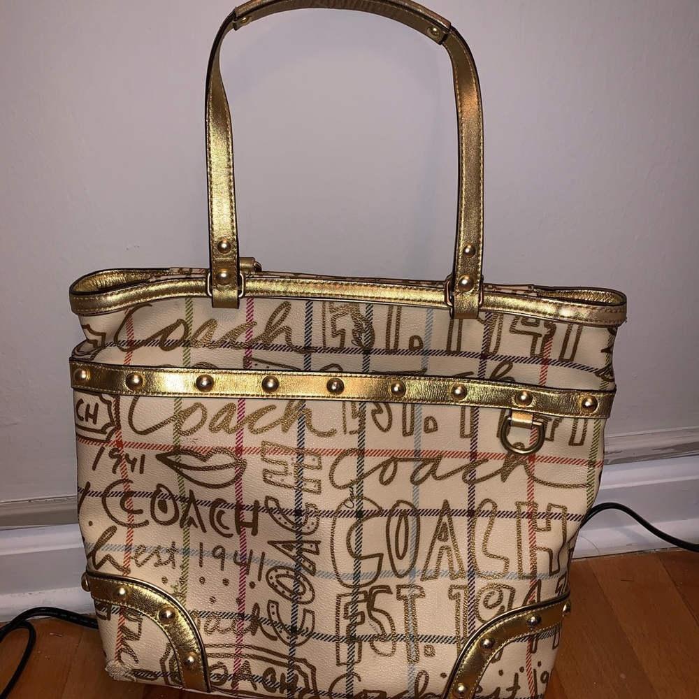 Leather Coach bag